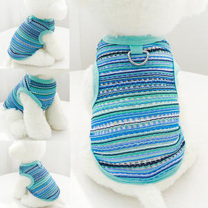 Vêtements tricotés pour chiens printemps/été, débardeur ajouré pour Teddy, Schnauzer, Bobi, fabrication usine - Product Image 4