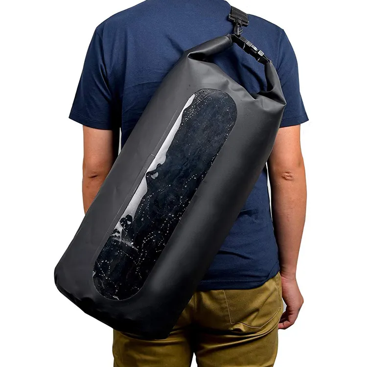 Спортивные сумки для отдыха на открытом воздухе, водонепроницаемый рюкзак с прозрачным окошком спереди для кемпинга и походов.