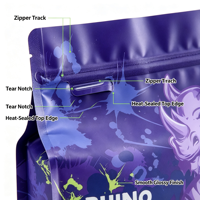 Sacs personnalisés imprimés pour aliments pour animaux de compagnie, nourriture pour poissons, sachets pour aliments pour chats, pochettes en plastique et aluminium, emballage refermable à huit soudures latérales, résistant à l'humidité