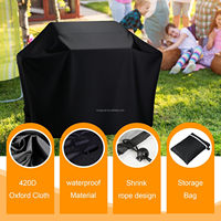 Housse de protection pour barbecue, imperméable, résistante aux UV, pour extérieur