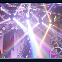 HONGHE Nouveau style 3 lampes à boule disco DMX à trois bras 12 pièces 10W LED Moving Head Lights Party Lights Laser Stage Light Disco