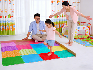 Tapis sensoriel en silicone SHUXIN pour la maison, 32 motifs, lot de 6 pièces, tapis de sol pour la maison et la maternelle - Product Image 3
