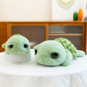 Adorables juguetes de peluche de Tortuga <span class=keywords><strong>Verde</strong></span>, lindas muñecas de tortuga de peluche con ojos grandes, juguetes de peluche - Product Image 6