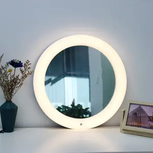 Trendecor Home Decoratieve Lamp, Custom Light Up Art Edge Led Spiegel Licht, battery Operated Warm Wit Led Make-Up Spiegel Verlichting