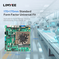 LIMYEE ZO-RPLPT-6C2L Mini-ITX Motherboard Kontrol Industri Intel Generasi ke-12 & ke-13 Quad Display 6xRS232 COM RS485 LVDS VGA