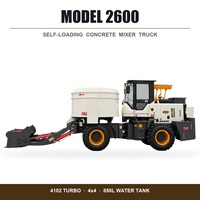 Bétonnière sur camion haute capacité 8x4, mini mobile de type tambour pour projets d'ingénierie, prix usine