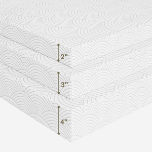 Kraliçe çift katmanlı 4 inç hafızalı köpük şilte Topper, <span class=keywords><strong>2</strong></span> inç jel bellek köpük ve <span class=keywords><strong>2</strong></span> inç soğutma yastığı üst yatak - Product Image 3