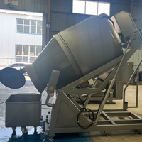 Nouveau mélangeur de viande à pression hydraulique 1700L pour le gobelet sous vide de poulet salé de porc de mouton avec assaisonnement de marinade