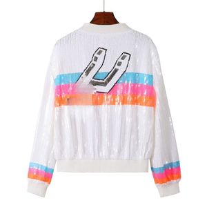 <span class=keywords><strong>Giacca</strong></span> di <span class=keywords><strong>paillettes</strong></span> da basket per donna San spers - Product Image 2
