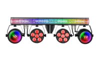 Nueva Lámpara + Bola Mágica + Luz de Efecto con Soporte de Tira Larga, RGB, DMX512, Adecuada para Bodas, DJ y Discotecas, Luces LED para Escenarios