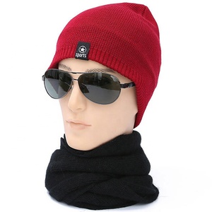 Mio Ấm Dày Beanie Đan Mũ Bên Trong Lông Cừu Mũ Mùa Đông Cho Nam Giới Unisex Đồng Bằng Thể Thao Màu Rắn - Product Image 6