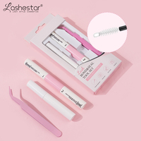 Lashestar – Kit de colle à cils DIY en gros, végétalien, respectueux des peaux sensibles, marque privée, avec dissolvant et fixateur