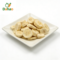 Rodajas de Plátano Liofilizadas 100% Naturales de Alta Calidad, Empaque a Granel, Sin Azúcar, Sabor Dulce, Textura Semiblanda, Servicios OEM, Económicas
