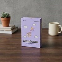 Jeu de cartes personnalisé pour couples avec logo sur mesure et boîte magnétique pour des soirées romantiques amusantes