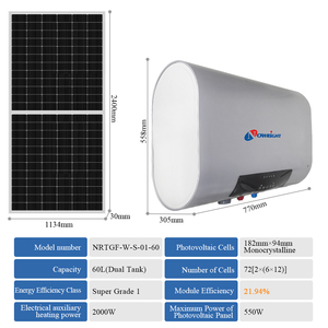Sistema de calefacción de respaldo inteligente híbrido directo de fábrica <span class=keywords><strong>Calentador</strong></span> de agua <span class=keywords><strong>solar</strong></span> compatible con hotel RV para uso doméstico al aire libre Tanque de almacenamiento - Product Image 3