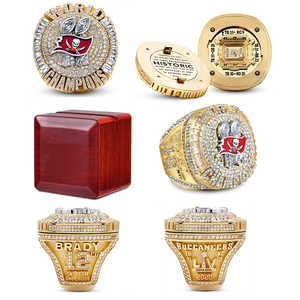2020 <span class=keywords><strong>Tampa</strong></span> Bay Buccaneers Super-Bowl Football nazionale da uomo campionato mondiale Ring player nome Tom Brady - Product Image 3