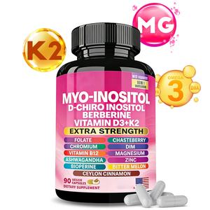 VITAMINA D3+K2 16 en 1 con myo e d-chiro inositol, ashwagandha, myo inositol, d chiro inositol en cápsulas, venta al por mayor - Product Image 6