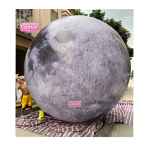 Globos inflables de planeta con iluminación LED personalizada, Tierra, Luna, Júpiter, Saturno, Urano, Neptuno, Mercurio, Venus para decoración de fiestas - Product Image 1