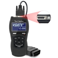 Lecteur de codes et scanner de diagnostic OBD2 CAN-BUS Vgate VS890 2023 avec écran LCD et prise en charge de l'anglais, compatible OLIVER