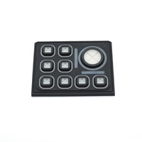 Claviers sans fil rétroéclairés en silicone, étanches, durables, écologiques, avec télécommande, gravure laser multipoints simple ou multiple