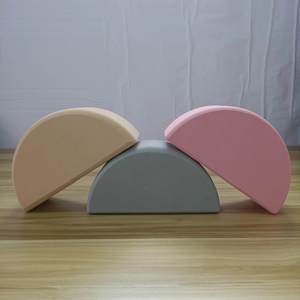 Tùy Chỉnh Nhãn Hiệu Riêng Mật Độ Cao Nửa Vòng Thân Thiện Với Môi Tái Chế EVA Yoga Khối Mới Nhất Tập Thể Dục Ban Nhạc - Product Image 4