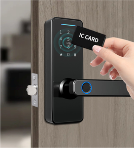 Thông Minh Vân tay Nhà Thông Minh Khóa cửa kỹ thuật số cerradura với xử lý RFID Bàn phím ttlock tthotel cửa gỗ khóa - Product Image 5