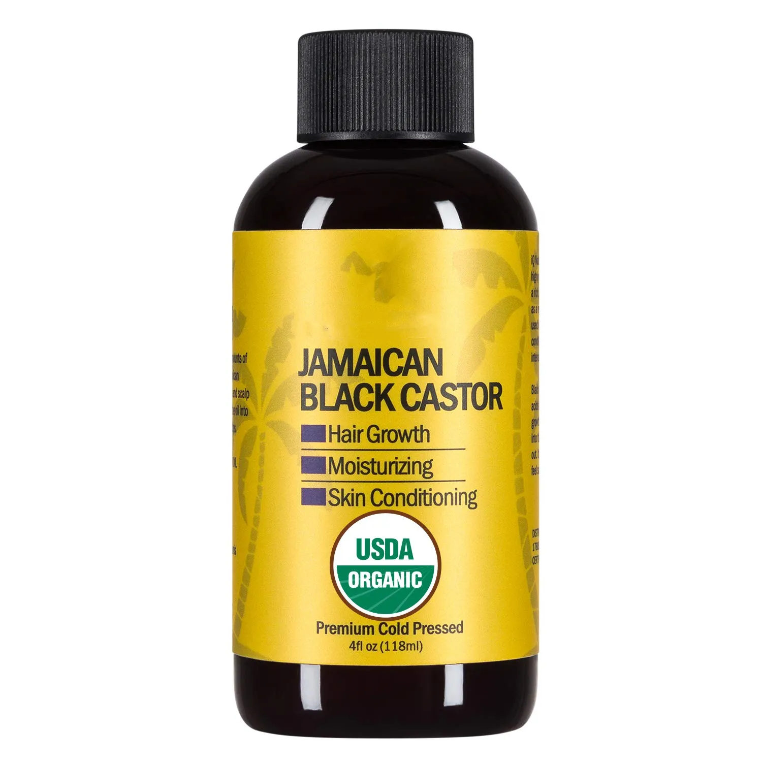 Органическое Ямайское черное касторовое масло, масло для роста волос, частная торговая марка