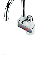 Robinet à chauffage instantané à double usage avec affichage numérique LED, eau chaude et froide, chauffe-eau électrique, élément chauffant en acier inoxydable, 3000W, IPx4