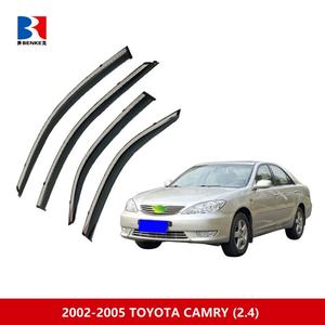 Déflecteur de vent pour vitre de voiture, pare-pluie, visière latérale de porte, protection contre les intempéries pour Toyota Camry 2002-2005 - Product Image 2