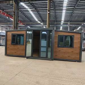 Maisons préfabriquées chinoises isolées thermiquement, Containerhauser avec <span class=keywords><strong>piscine</strong></span> <span class=keywords><strong>en</strong></span> fibre de verre, design de serre - Product Image 2