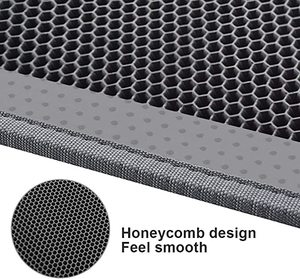 <b>Cat</b> <b>Litter</b> Mat <b>Litter</b> <b>Box</b> Mat Honeycomb Double Layer Trapping Design Waterproof Urine Proof Kitty <b>Litter</b> Mat - Product Image 4