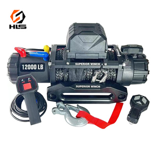 Điện whinch 12000lbs 12 Volts off road Heavy Duty 4 inch Polyester dây đeo hàng hóa Lash offroad tời - Product Image 6