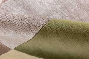 Tapis persan noué à la main, tapis de luxe fait main en laine tibétaine et soie pour la décoration intérieure de la maison, de l'hôtel et du bureau - Product Image 4