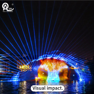 Pantalla de Agua Flotante 3D Multicolor Personalizada para Exteriores 2026, Cortina de Proyección Láser DMX para Películas, Fuente de Proyección de Acero Inoxidable - Product Image 1