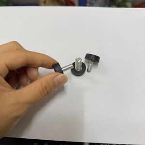 Furniture Felt <b>Pad</b> M8 Adjustable Feet Black Anti Slip Rubber Modern Simple Hardware Accessories For Shelf Table <b>Chair</b> Support - Product Image 4