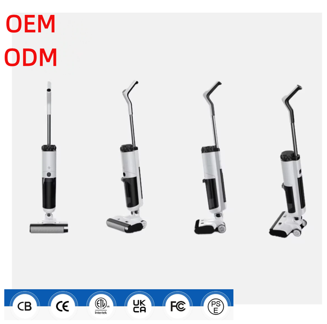 Dual Tank Handheld Floor Washing Machine Self-Cleaning Wet/Dry Vacuum Cleaner with HEPA Filter and Brushless Motor for Hotels