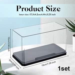Nueva Llegada: Caja de Exhibición Acrílica Transparente Moderna y Personalizable, Ideal para Coleccionables, Juguetes y Decoración del Hogar - Product Image 4