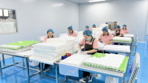 Lingettes non pelucheuses jetables en tissu non tissé <span class=keywords><strong>soufflé</strong></span> à chaud pour le nettoyage et le démaquillage des ongles, prix usine - Product Image 6