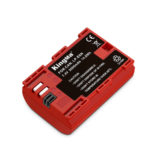 캐논 LPE6 /LP E6N 6D2 <span class=keywords><strong>EOS</strong></span> R5 R6 용 대용량 2000mAh 디코딩 배터리 및 트리플 충전기 KingMa-BM045-LPE6N - Product Image 6