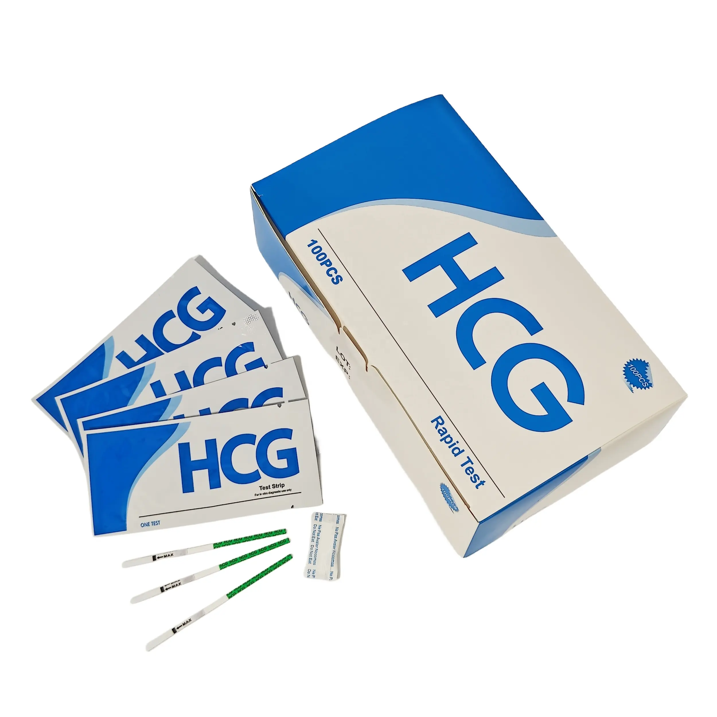 Ev kullanımı için CE HCG gebelik İdrar hızlı Test şeridi
