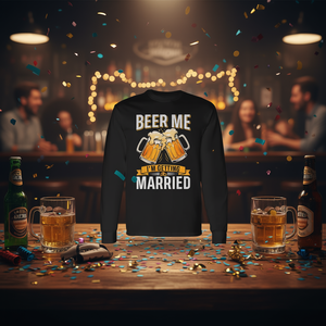 Camiseta de manga larga Beer Me I'm Getting Married, camiseta para despedida de soltero - Product Image 3