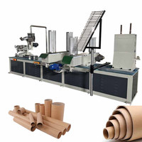 Machine de fabrication de tubes en papier découpés CNC sur mesure OEM pour ligne de production de tubes en papier pour fils textiles POY DTY