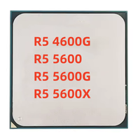 Prosesor Gaming CPU Baru dm- a R5 4600G 5500 5600G 5600 5600X 6-Core Socket AM4 R5 5600G untuk Komputer Desktop