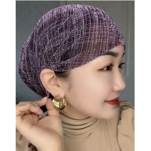 Wholesale Comfortable Women's Headscarf Hat Soft Polyester Vintage African Ethnic Style Washable Fashionable - Product Image 4
