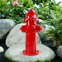 Artisanat moderne en résine statue de toilette pour chien King size décoration extérieure Sculpture