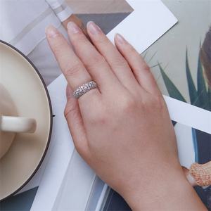 Youchuang originale di alta qualità vintage promessa nocche anello delusa donna fidanzamento 925 gioielli in argento incisi anelli pesanti - Product Image 5