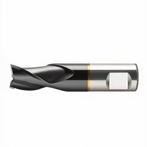 Ttake Standard Carbide Milling <b>Cutter</b> Ta1402 Nano TiAln Coated 30 Degree Helix Extra Short For Grooves 3 Cutting <b>Edges</b> - Product Image 2