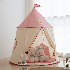 <span class=keywords><strong>Tente</strong></span> de château de princesse pour enfants, <span class=keywords><strong>tente</strong></span> intérieure carrée pour garçons et filles, <span class=keywords><strong>petite</strong></span> maison, maison de poupée en polyester - Product Image 3