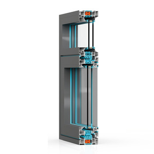 Fenêtres en aluminium à haute performance énergétique, antivol, design moderne, <span class=keywords><strong>double</strong></span> <span class=keywords><strong>vitrage</strong></span> fixe en acier inoxydable pour maisons passives, Chine - Product Image 6