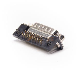 Conector <span class=keywords><strong>D</strong></span>-<span class=keywords><strong>Sub</strong></span> de 15 Pines Macho en Ángulo Recto, Chapado en Oro, DB15, 90 Grados, Montaje en PCB, 2 y 3 Filas, Alta Densidad, <span class=keywords><strong>HD15</strong></span> - Product Image 2
